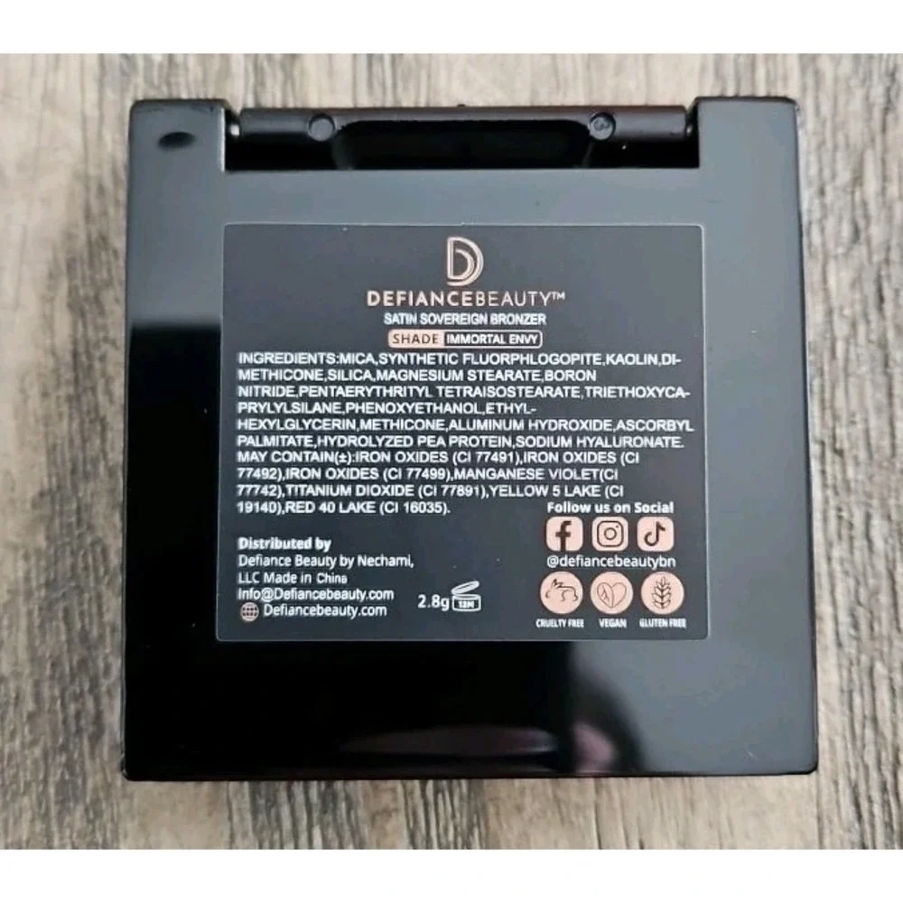 Defiance Beauty Satin Sovereign Bronzer In Immortal Envy 2.8g Mini